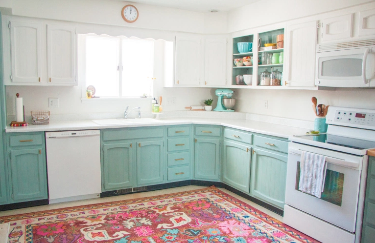 Kitchen Cabinet Refresh With Chalk, Chalky Finish Paint On Kitchen Cabinets
