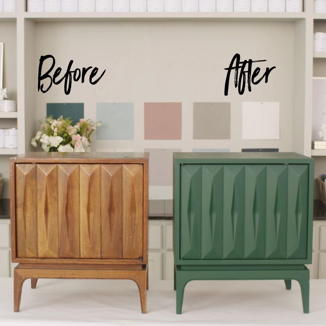 jolie paint on vintage furniture before and after